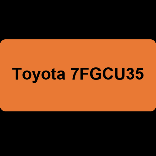 Toyota 7FGCU35